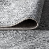 Gray Modern Persian Vintage Runner Rug