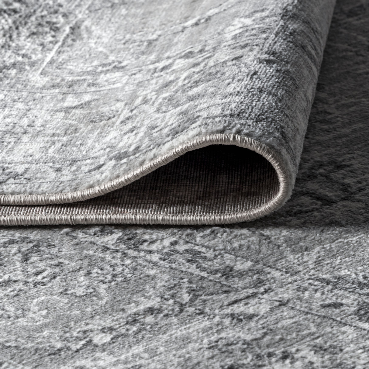 Gray Modern Persian Vintage  Area Rug