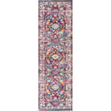 Modern Persian Boho Floral Runner Rug