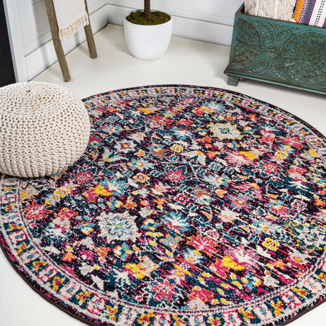 Modern-Persian-Boho-Floral-Round-Area-Rug-Area-Rugs