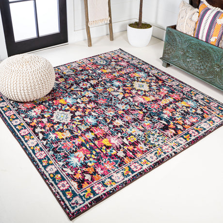 Modern-Persian-Boho-Floral-Square-Area-Rug-Area-Rugs