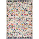 Modern Persian Boho Floral Area Rug