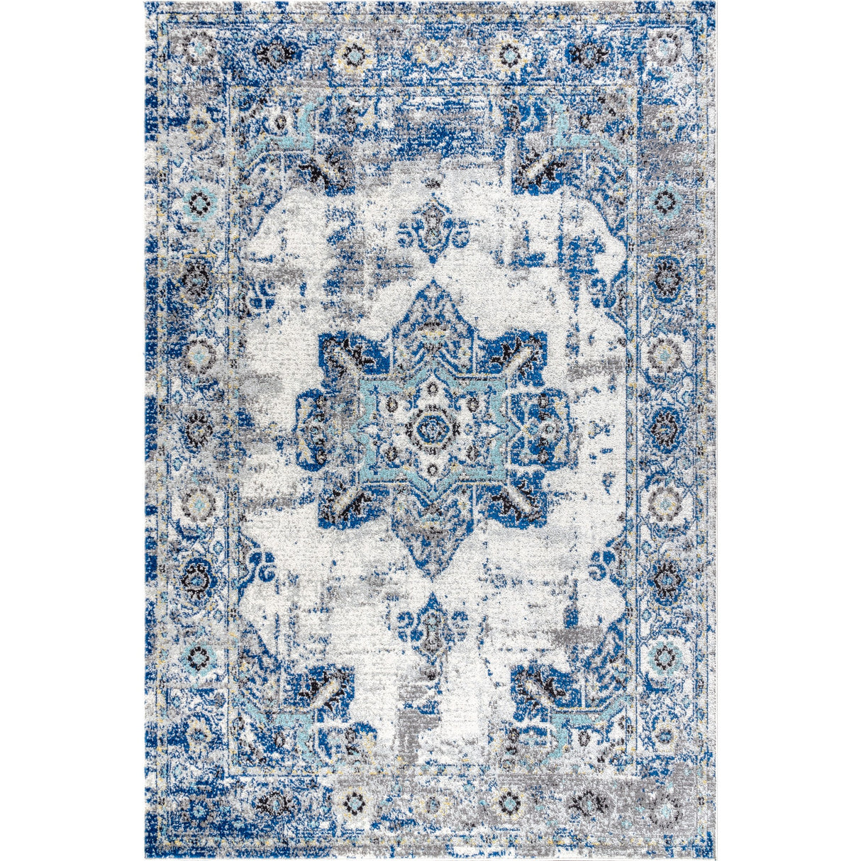 Modern Persian Boho Vintage Medallion Area Rug