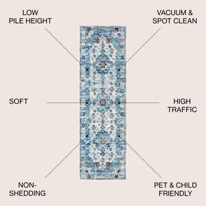 Modern Persian Boho Vintage Runner Rug