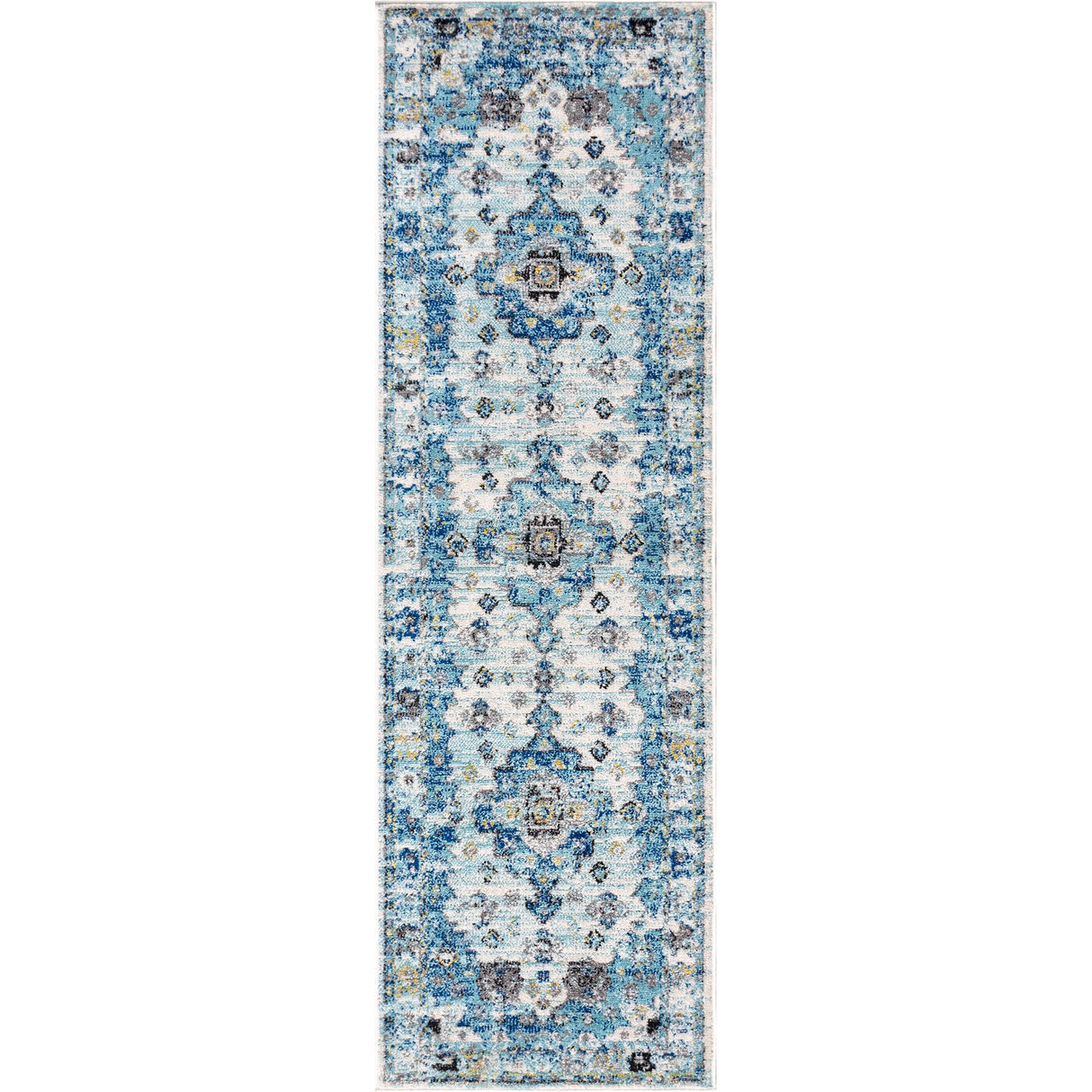 Modern Persian Boho Vintage Runner Rug