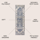 Modern Persian Boho Runner Rug