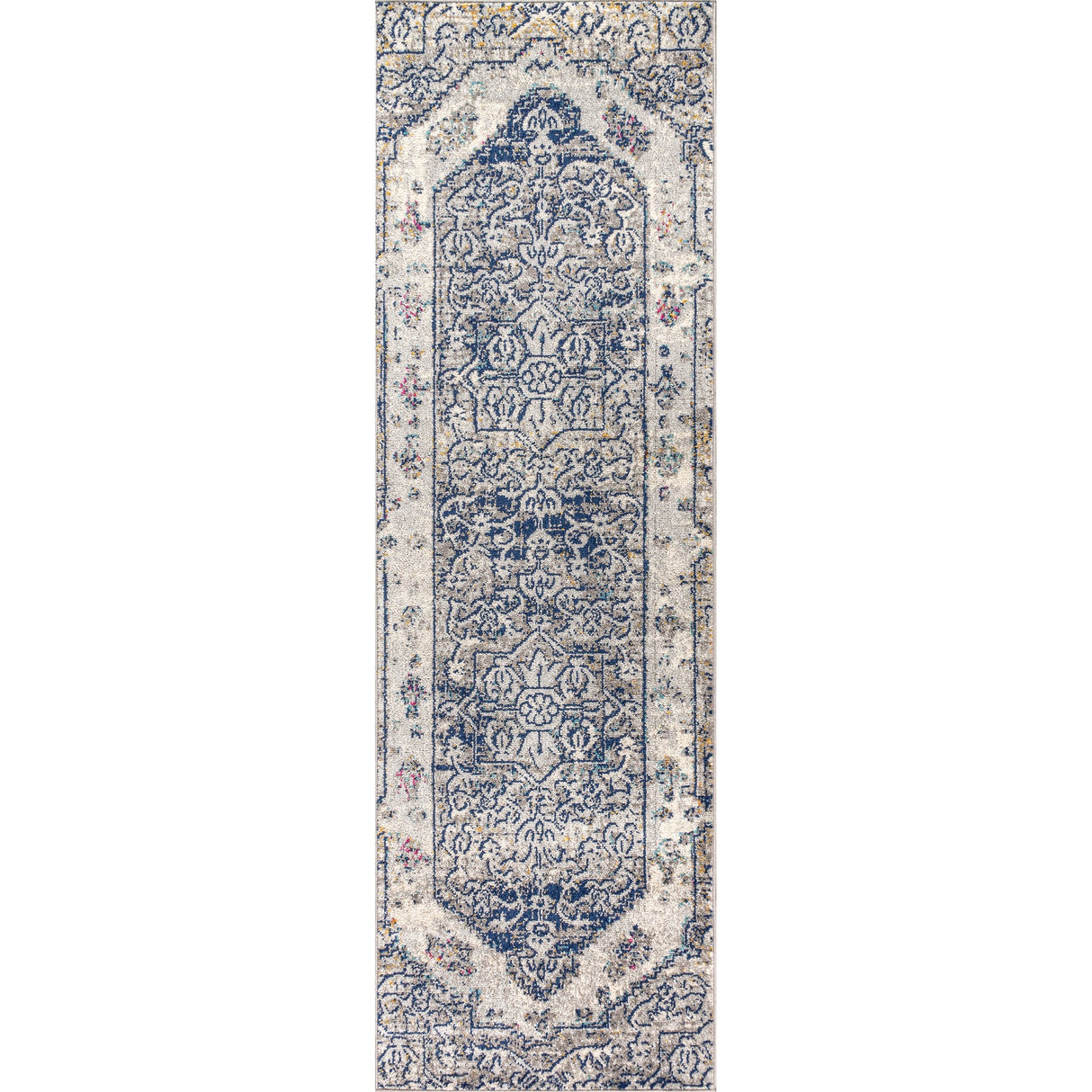 Modern Persian Boho Runner Rug