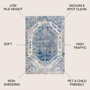 Modern Persian Boho Area Rug
