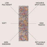 Persian Boho Vintage Runner Rug
