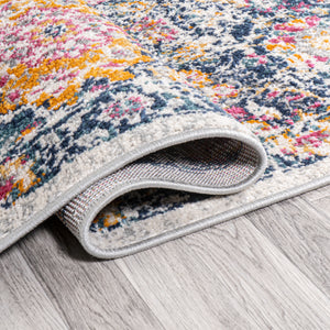Modern Persian Boho Vintage Trellis Area Rug
