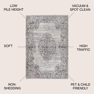Minori Filigree Medallion Area Rug