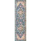 Brooklyn Geometric Medallion Runner Rug