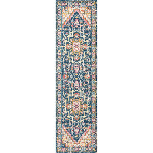 Brooklyn Geometric Medallion Runner Rug