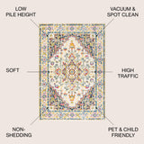 Brooklyn Geometric Medallion Area Rug