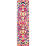 Brooklyn Geometric Medallion Runner Rug