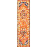 Brooklyn Geometric Medallion Runner Rug