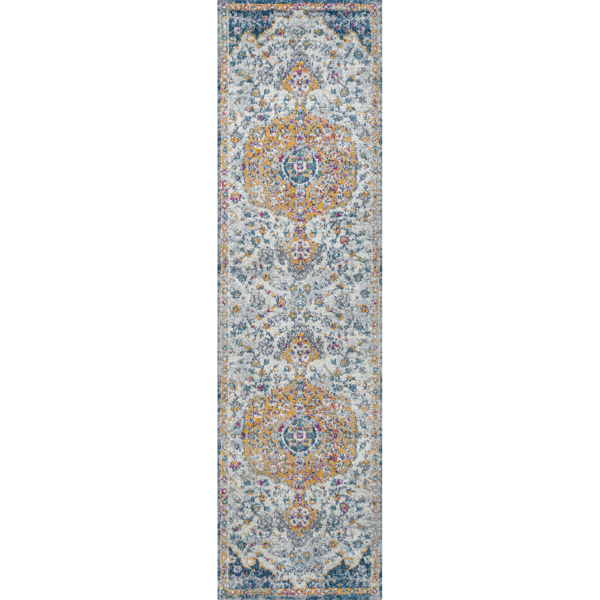 Lorena Ornate Boho Medallion Runner Rug
