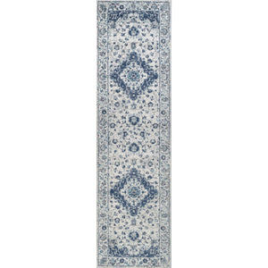 Indhira Ornate Medallion Persian Runner Rug