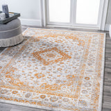 Indhira Ornate Medallion Persian Area Rug