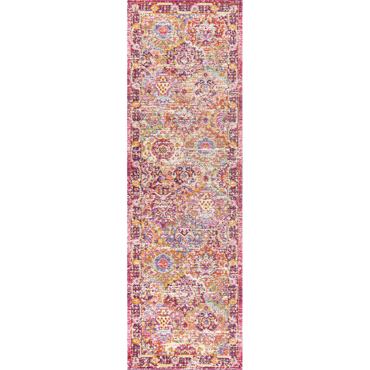 Flori Bohemian Medallion Deep Runner Rug