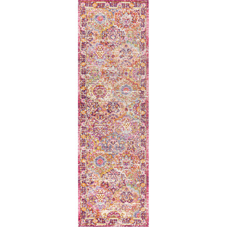 Flori Bohemian Medallion Deep Runner Rug