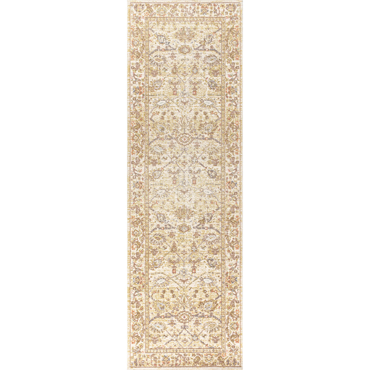 Alba Modern Faded Peshawar Runner Rug