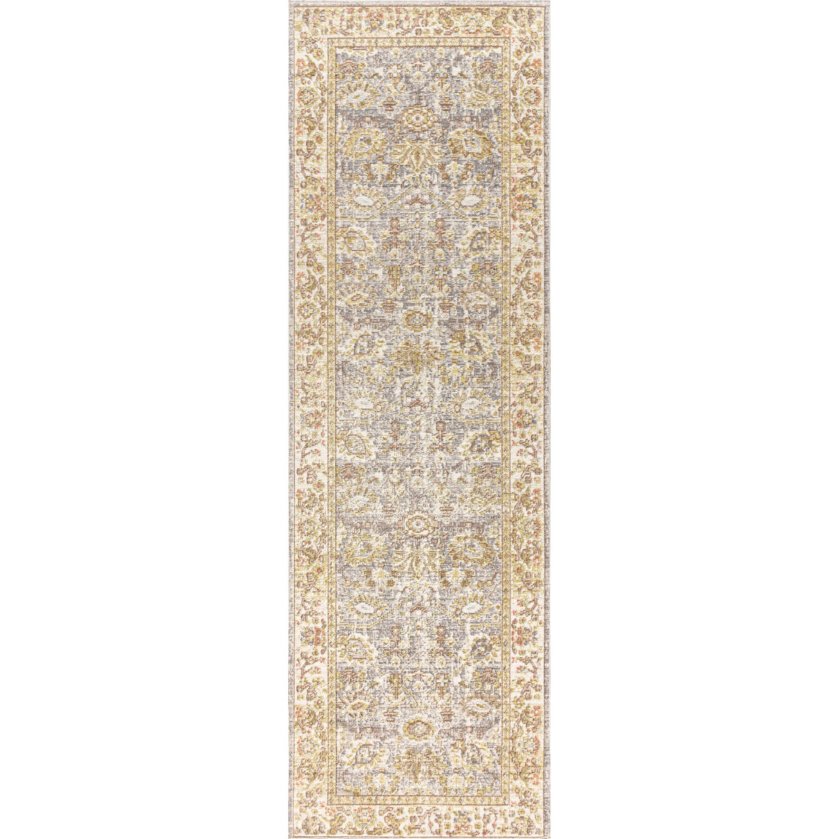 Alba Modern Faded Peshawar Runner Rug