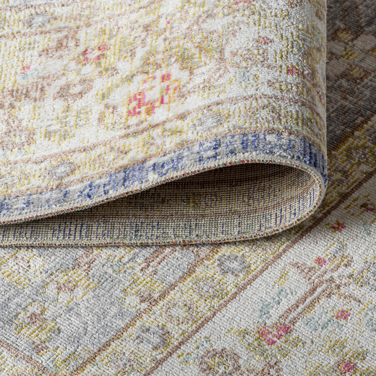 Alba Modern Faded Peshawar Runner Rug
