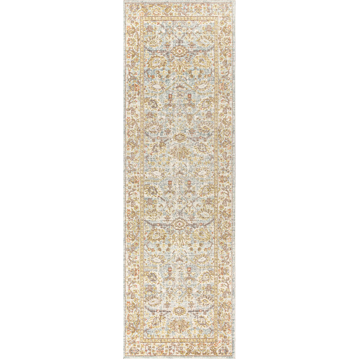 Alba Modern Faded Peshawar Runner Rug