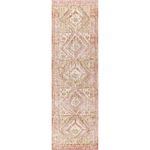 Darija Ornate Geometric Medallion Runner Rug