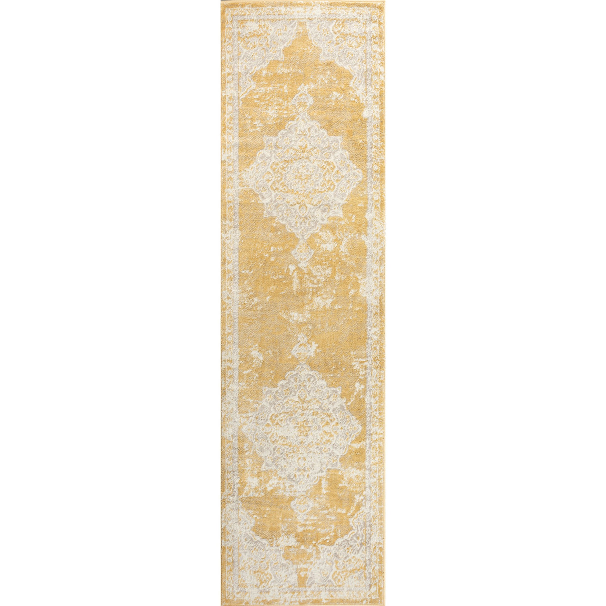 Alhambra Ornate Medallion Modern Runner Rug