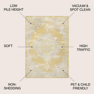 Alhambra Ornate Medallion Area Rug