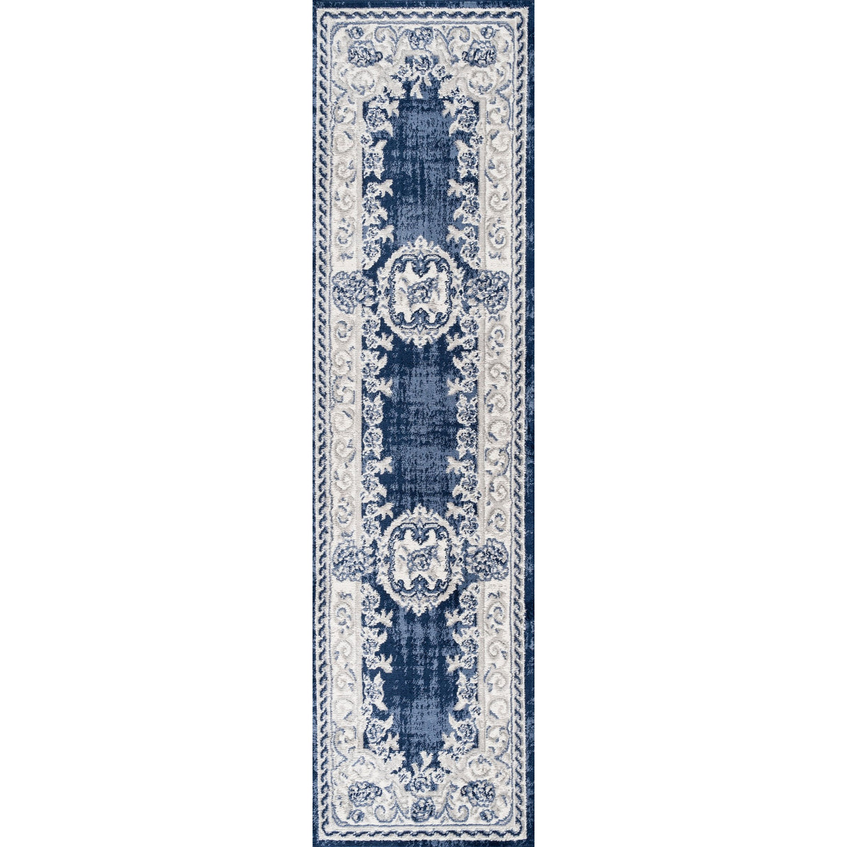 Rosalia Cottage Medallion Runner Rug