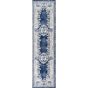 Rosalia Cottage Medallion Runner Rug