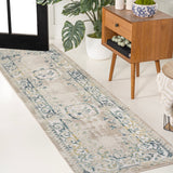 Rosalia Cottage Medallion Runner Rug