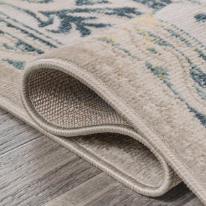 Rosalia Cottage Medallion Vintage Area Rug