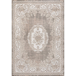 Rosalia Cottage Medallion Vintage Area Rug
