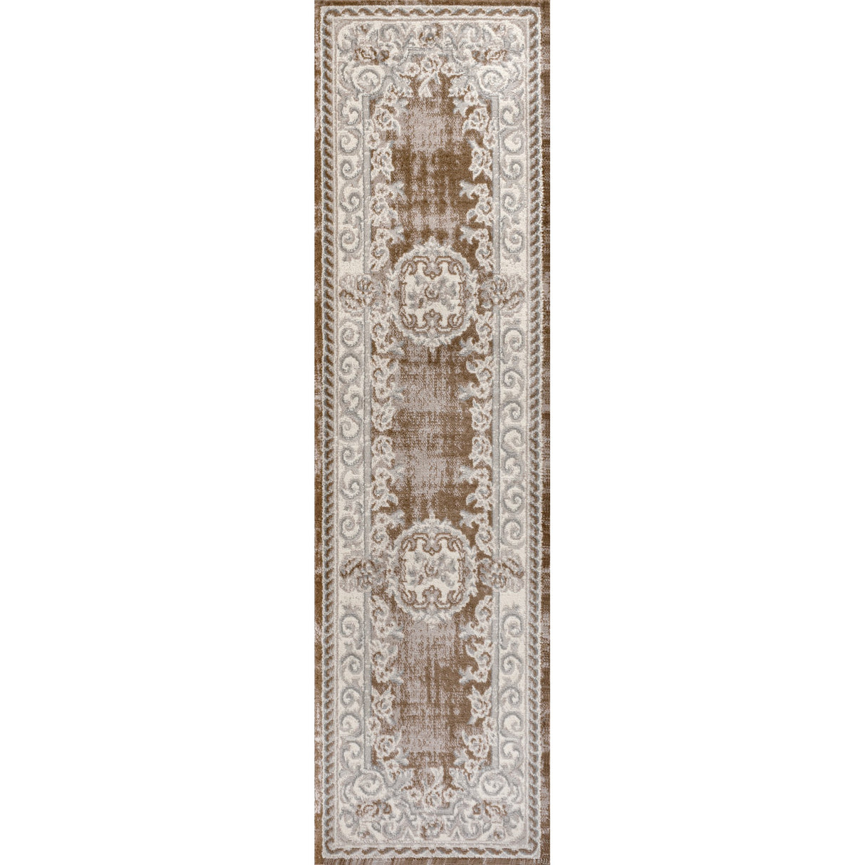 Rosalia Cottage Medallion Runner Rug