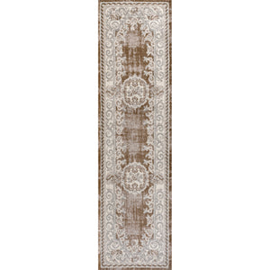 Rosalia Cottage Medallion Runner Rug