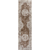 Rosalia Cottage Medallion Plush Runner Rug