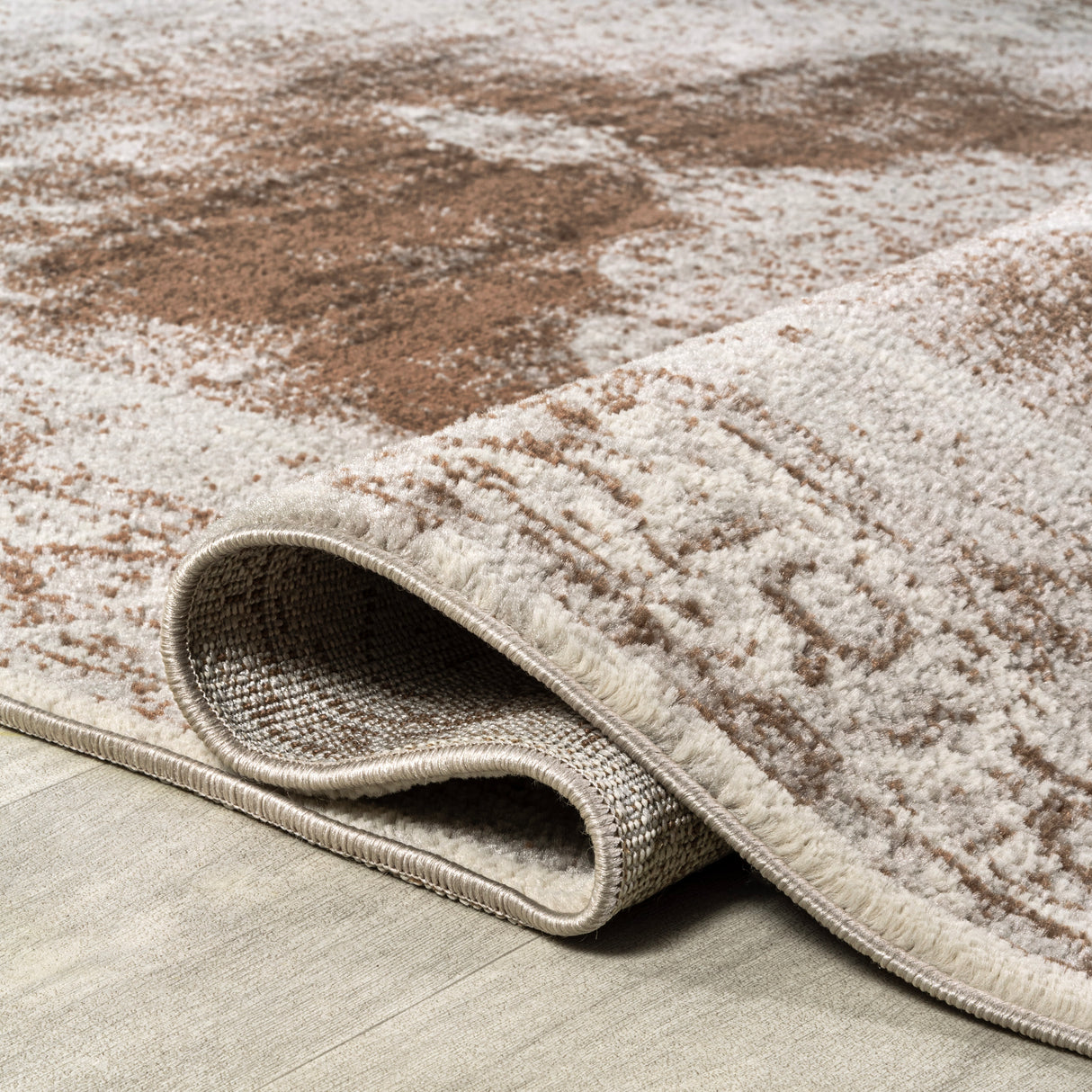Rosalia Cottage Medallion Plush Area Rug