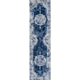Rosalia Cottage Medallion Woven Runner Rug