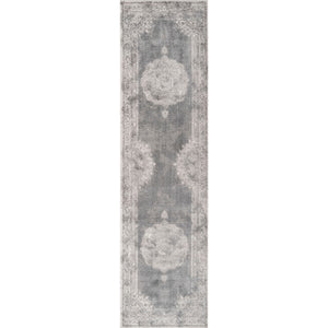 Rosalia Cottage Medallion Woven Runner Rug