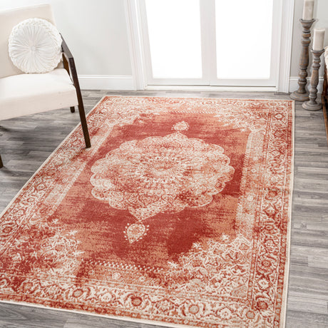 Rosalia Cottage Medallion Bohemian Area Rug