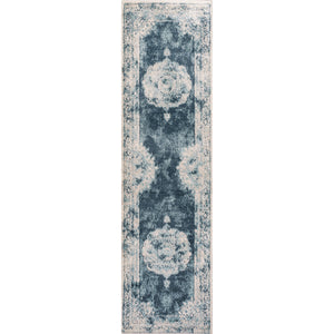 Rosalia Cottage Medallion Woven Runner Rug