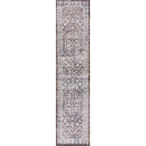 Boho Cottage Medallion Runner Rug