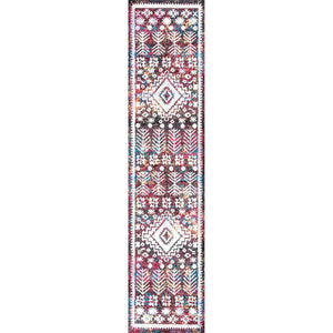 Dhiya Distressed Kilim Runner Rug