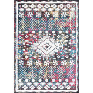 Dhiya Distressed Kilim Area Rug