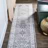 Palmette Modern Persian Floral Runner Rug