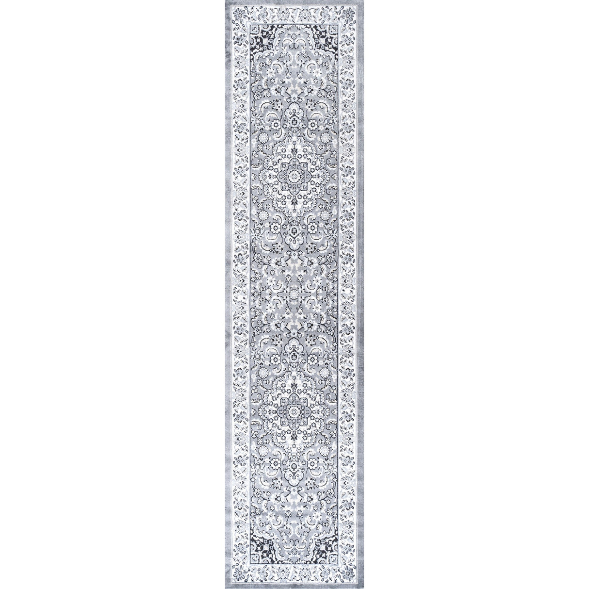 Palmette Modern Persian Floral Runner Rug